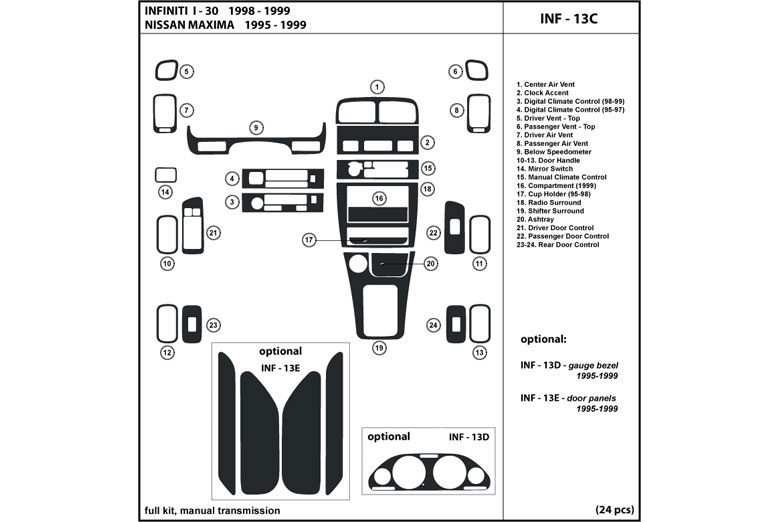1995 Nissan maxima dash kit #10