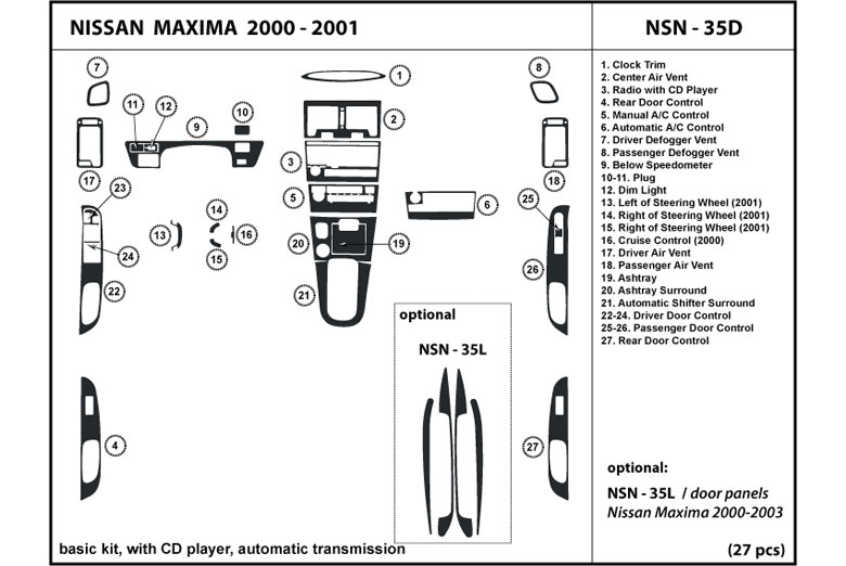 2000 Nissan maxima shift kit #4