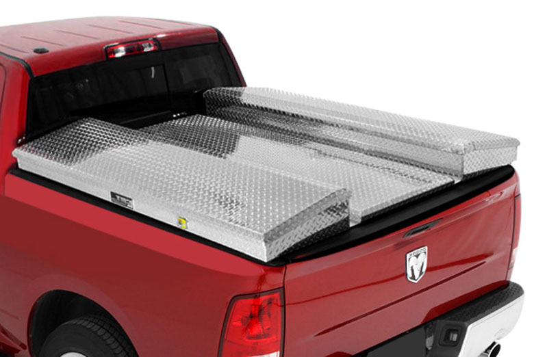 Lund® Dodge Ram 2003-2012 Contractor Box Diamond Plate Complete Tonneau 