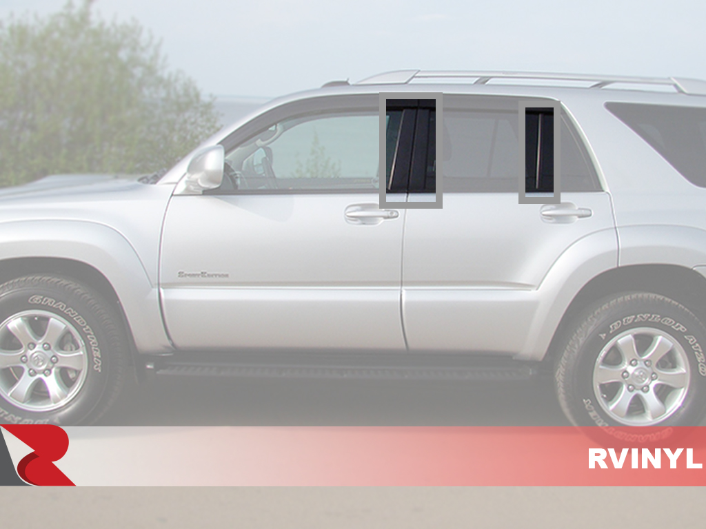 Toyota 4Runner 2003-2009 Pillar Post Trim | DIY Door Trim Kit