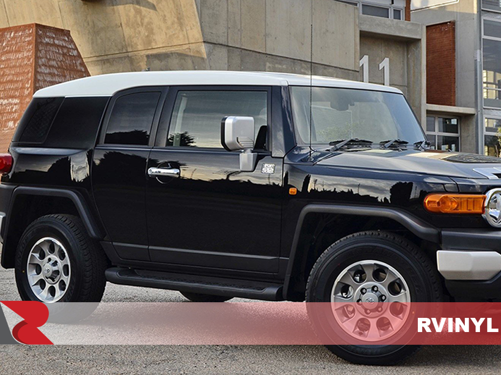 Rtrim Black 3D Carbon Fiber Pillar Post Trim Cover for Toyota FJ ...