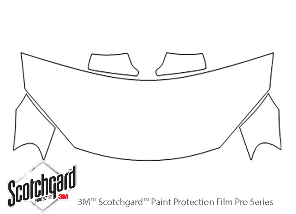 3M™ Dodge Stratus 2004-2006 Hood Paint Protection Kit | Clear Bra PPF