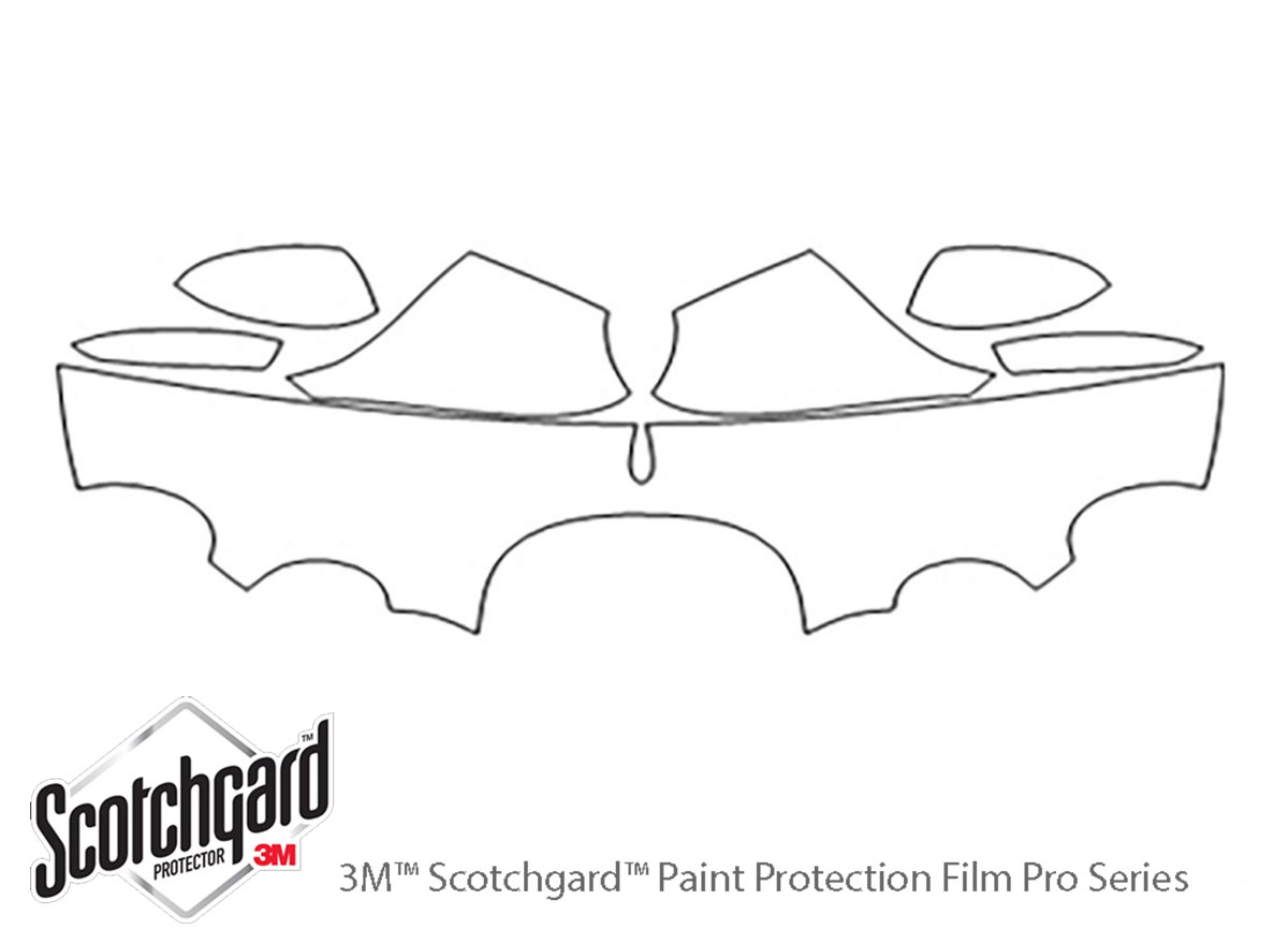 3M™ Jaguar S-Type 2000-2004 Hood Paint Protection Kit | Clear Bra PPF