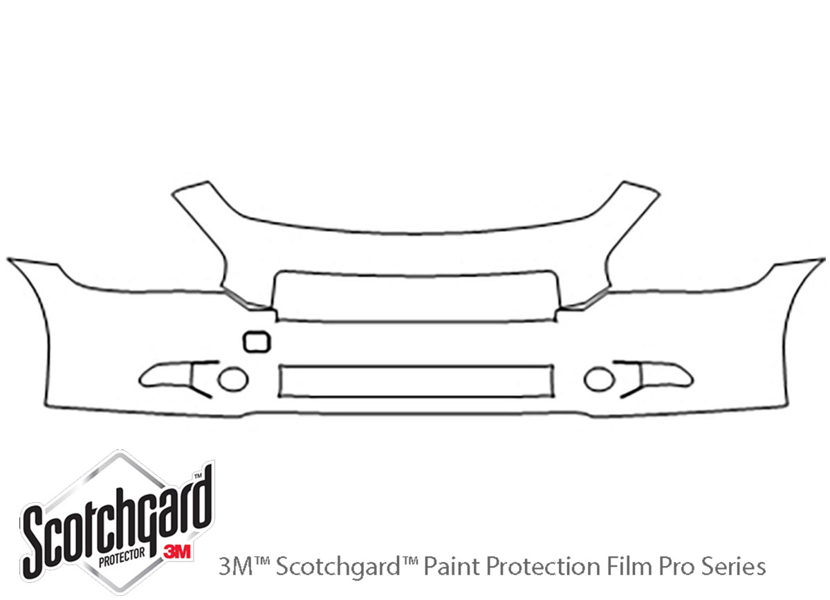 3M Scotchgard Hood Bumper Paint Protection Clear Bra Film Vinyl