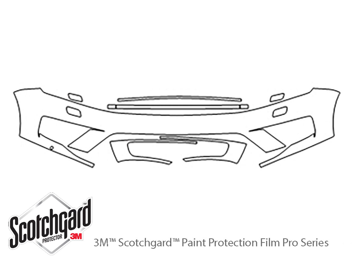 3M™ Volkswagen Touareg 2015-2017 Bumper Paint Protection Kit | Clear Bra PPF