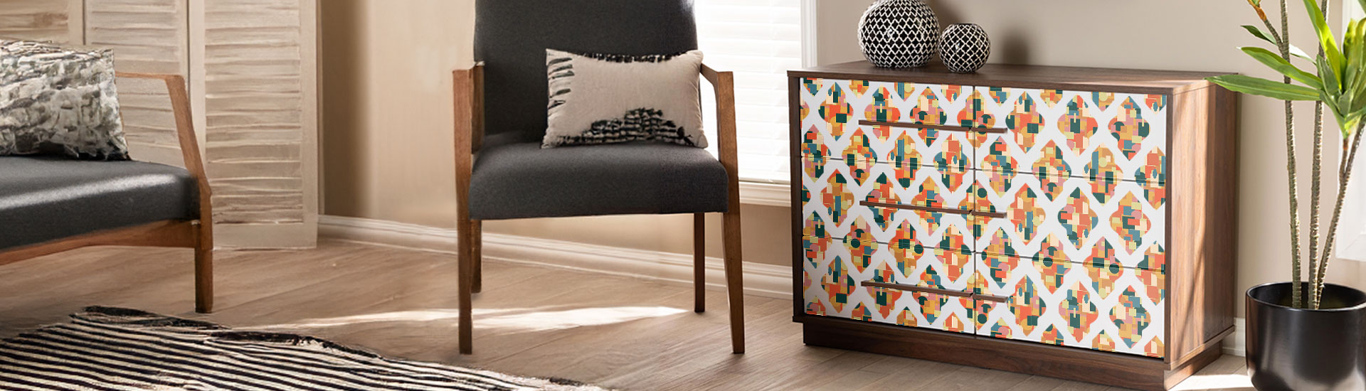 Orange Mosaic Craft Vinyl Projects