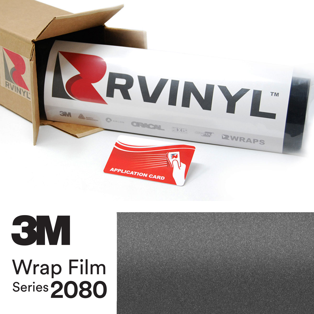 Satin Dark Gray M Wrap Series Dark Gray Wrap Film