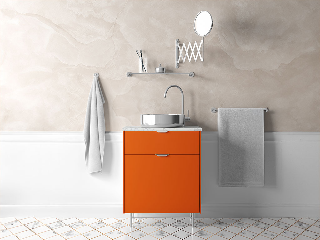 Oracal® 970ra Gloss Daggi Orange Bathroom Cabinet Wraps 