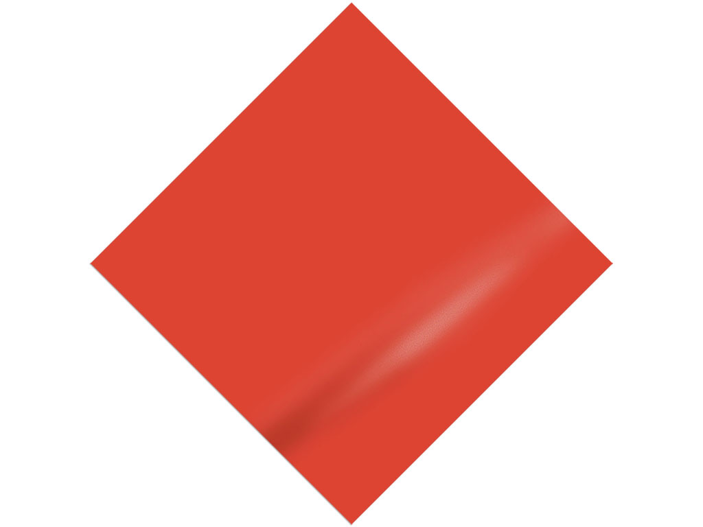 047 Orange Red Adhesive Vinyl