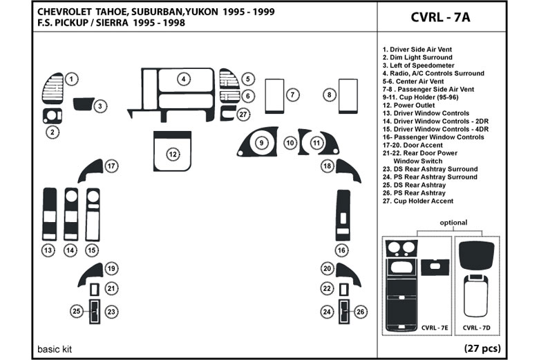 1995 Gmc Sierra Dash Replacement