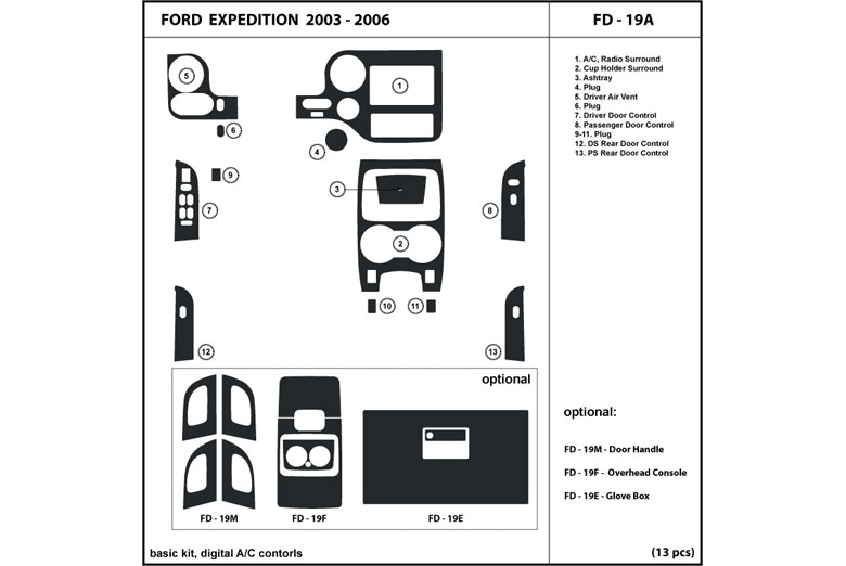 2006 Ford expedition dash kits #9