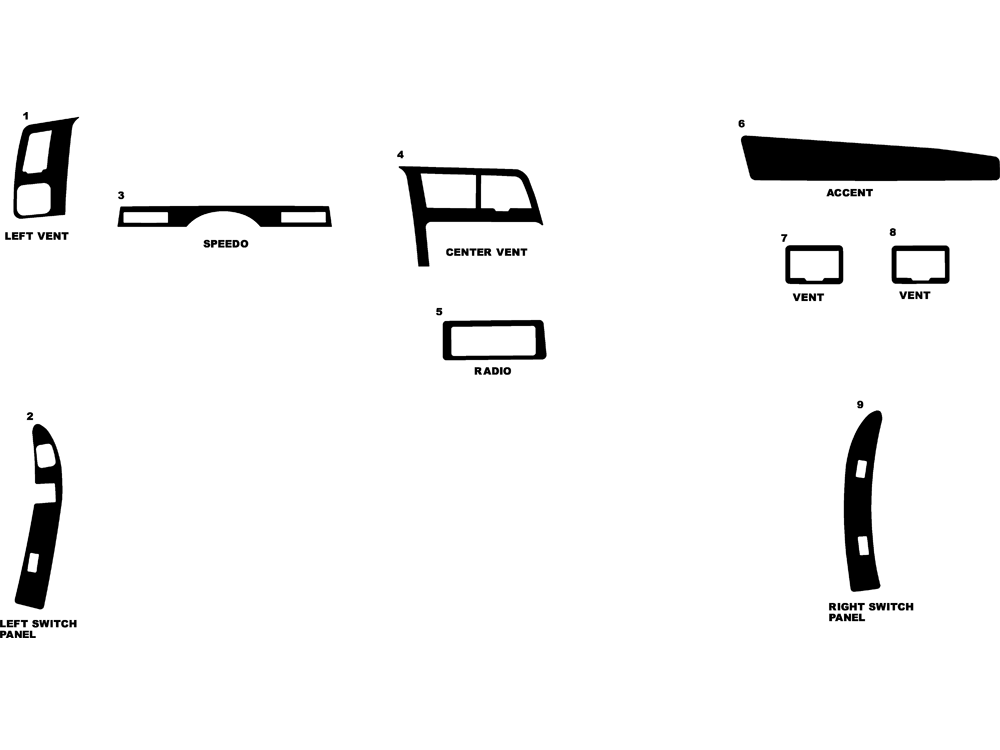 1994 Ford ranger dash kits #2