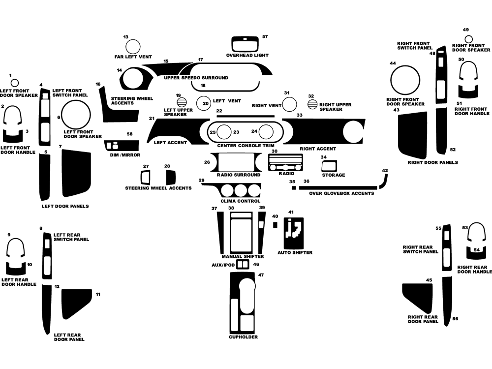 Scion Xb Body Parts Diagram