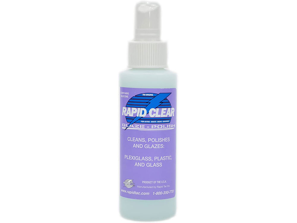 Rapid Tac Rapid Clear Polish for Vinyl Graphics Wraps and Decals 32 Ounce  Sprayer
