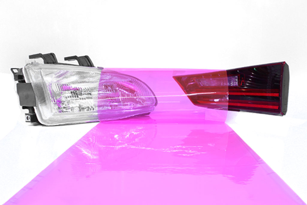 The bubblegum pink #vinylwrap is done - Blackout Tinting