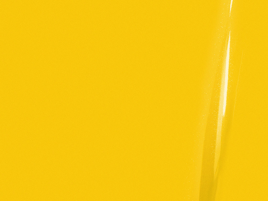 Yellow Matte Metallic Vinyl Car Wrap Film