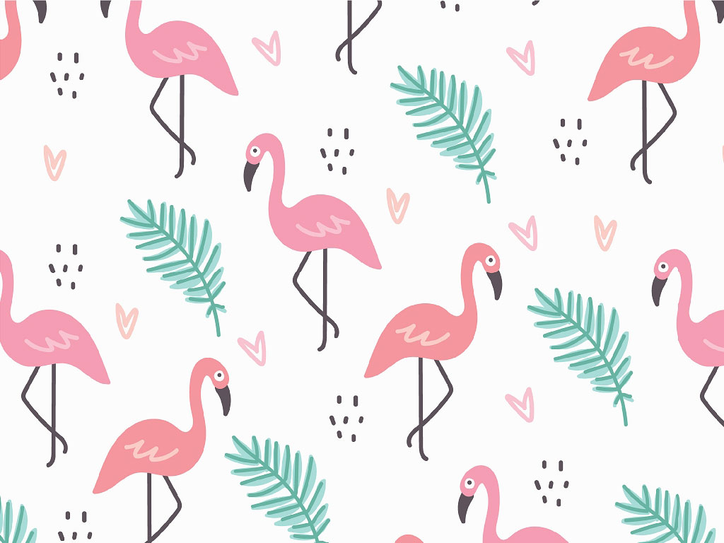 pink flamingo pattern