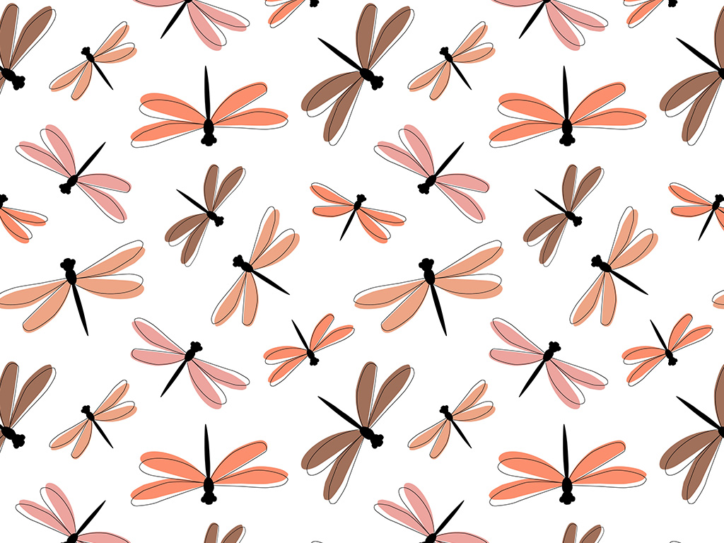 Rwraps™ Damsel In Distress Dragonfly Vinyl Wrap | Bug Print Car Wrap Film