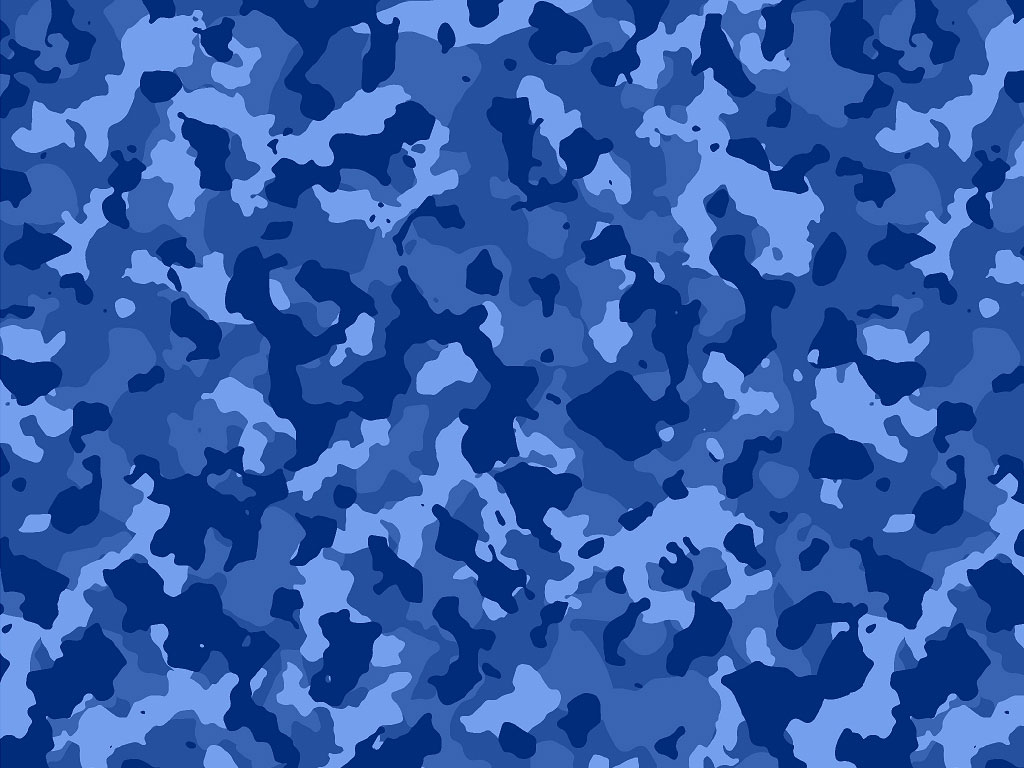 Blue Camouflage 12x12 Patterned Vinyl Sheet