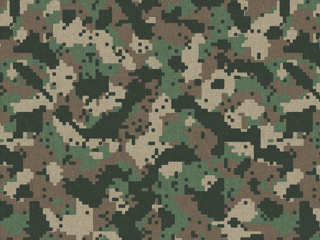 green digital camouflage