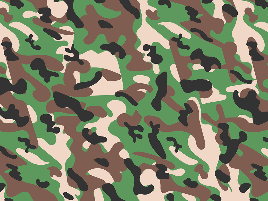 Rwraps™ Modern Woodland Green Camouflage Vinyl Wrap | Camo Print Car ...