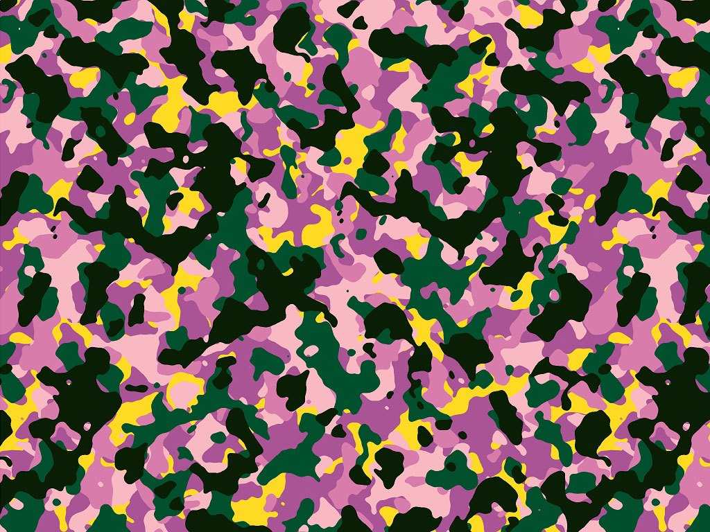 Rwraps™ Pink Woodland Neon Camouflage Vinyl Wrap | Camo Print Car Wrap Film