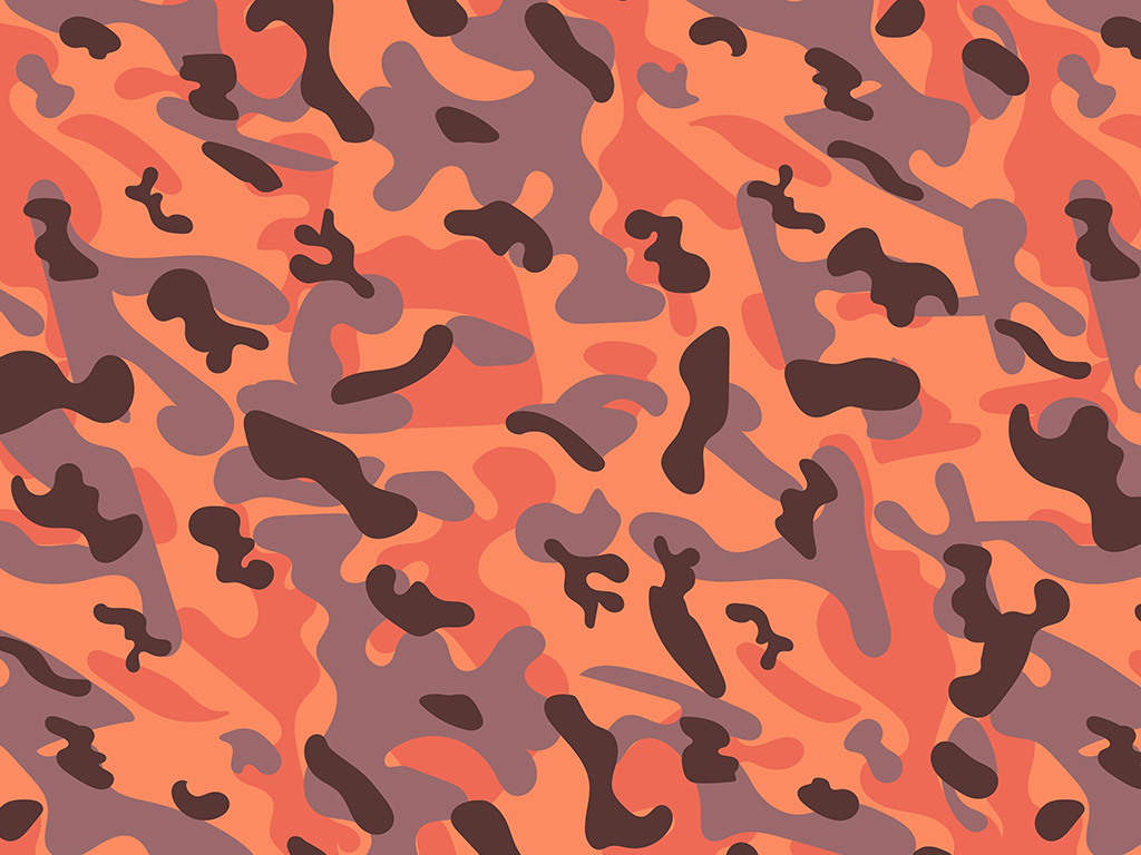 Rwraps™ Apricot Flecktarn Orange Camouflage Vinyl Wrap
