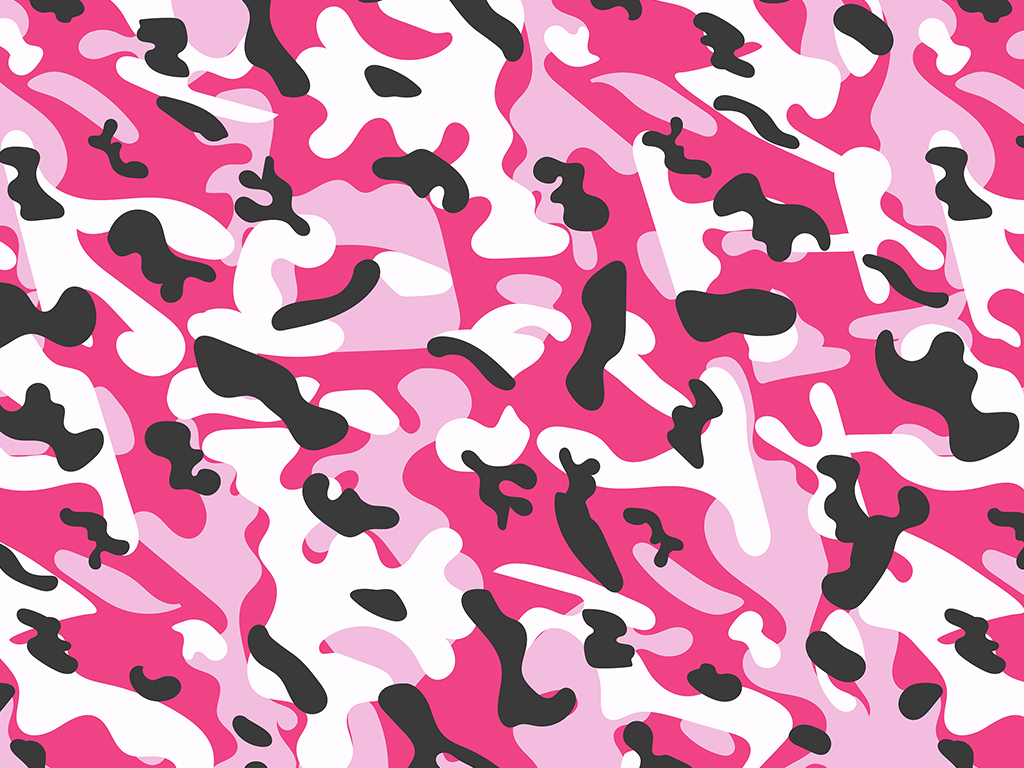 Rwraps™ Watermelon Napalm Pink Camouflage Vinyl Wrap | Camo Print Car ...