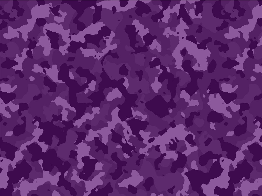 Pattern Permanent Vinyl- Purple Army Camo - Permanent Vinyl / Printed
