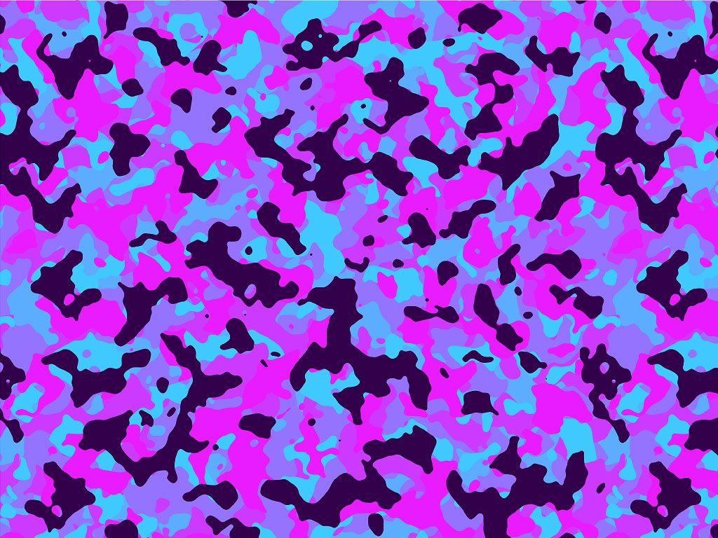 Printed Pattern - Camouflage Purple - Adhesive Vinyl