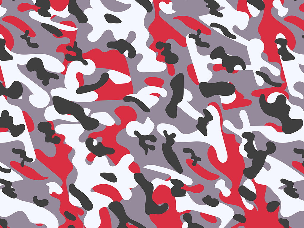 Rwraps™ Carmen Flecktarn Red Camouflage Vinyl Wrap