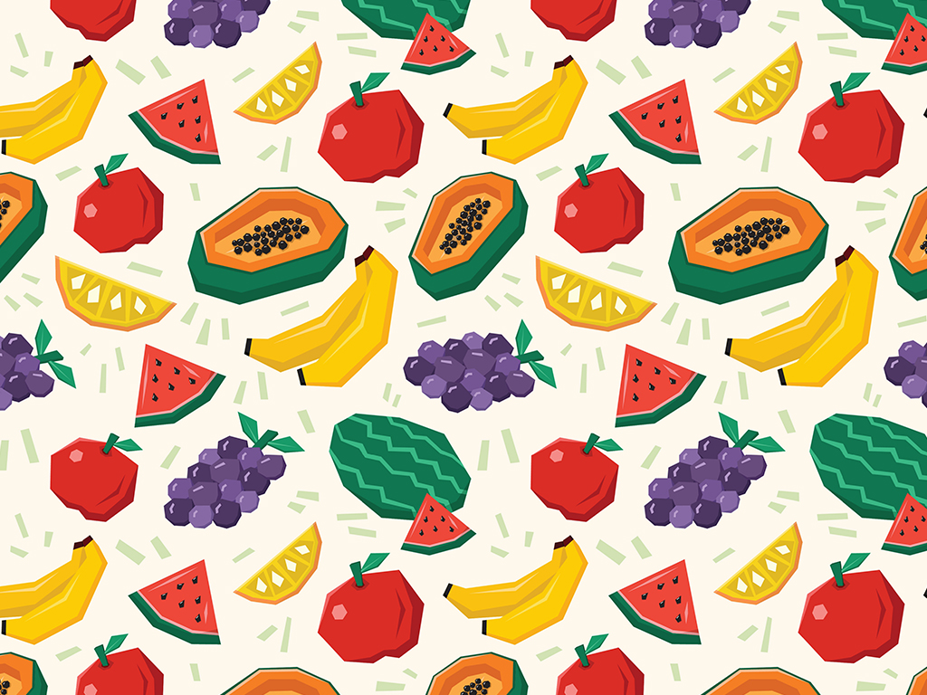 Rwraps™ Table Fruits Fruit Salad Vinyl Wrap | Fruit Print Car Wrap Film