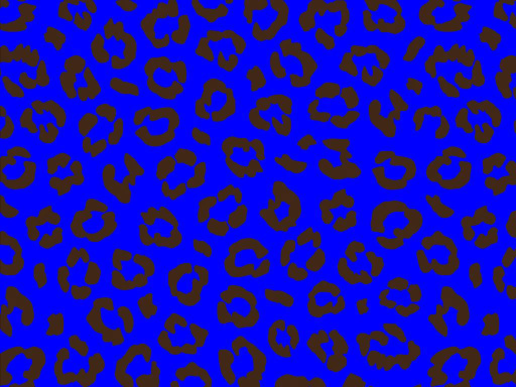 blue leopard wallpaper