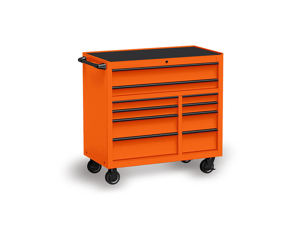 ORACAL® 970RA Gloss Daggi Orange Tool Cabinet Wraps | Tool Chest Wraps