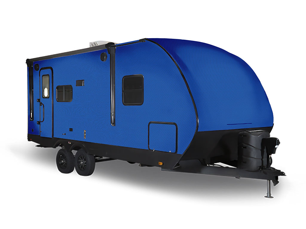 Rwraps™ 4D Carbon Fiber Blue Travel Trailer Wraps | Travel Trailer Wraps