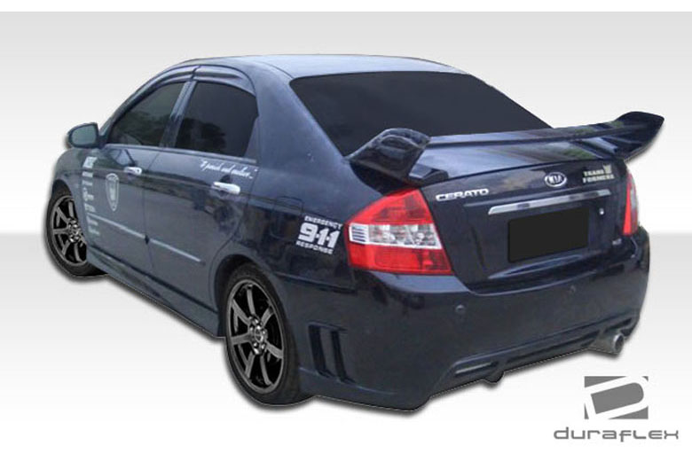 Duraflex® Kia Spectra 2007-2009 Edan Rear Bumper