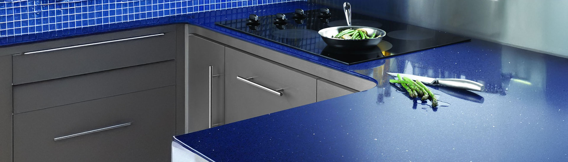 Blue Kitchen Countertop Wraps