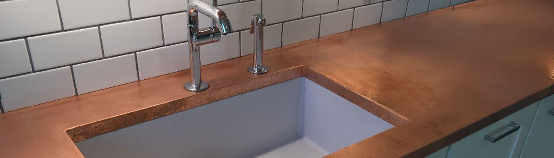 Bronze Bathroom Countertop Wraps