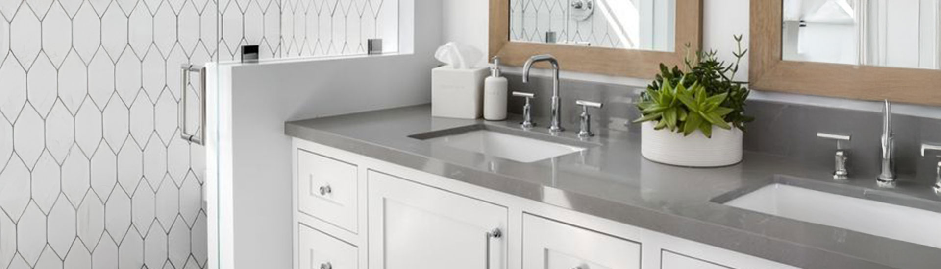 Gray Bathroom Countertop Wraps