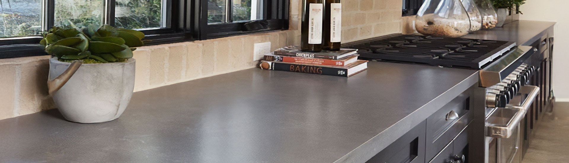 Gunmetal Kitchen Countertop Wraps