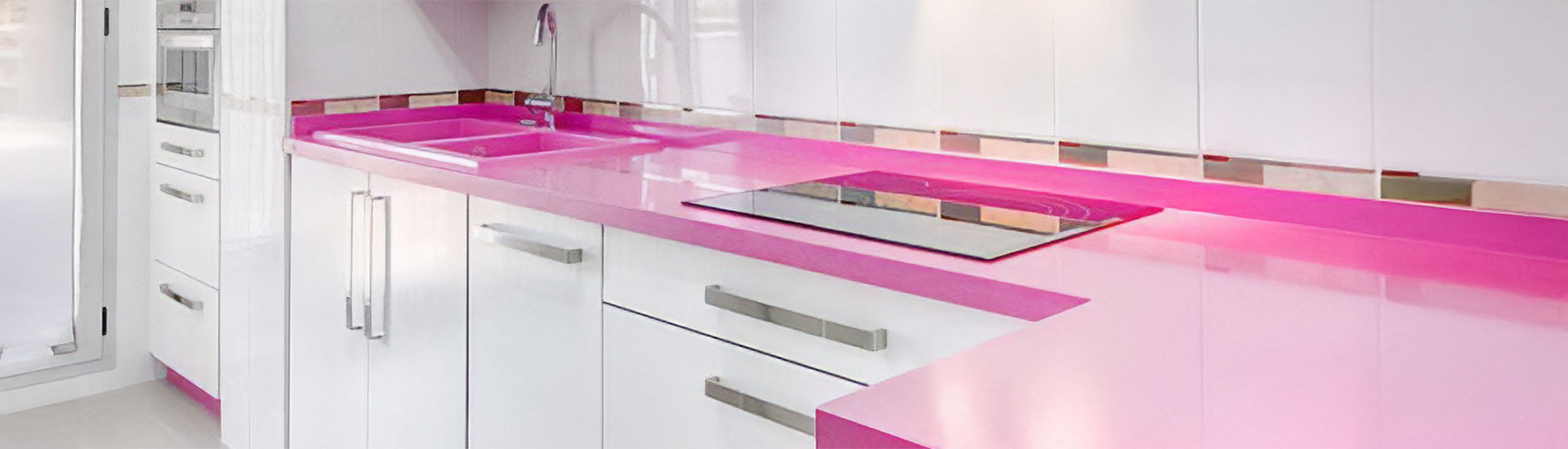 Pink Kitchen Countertop Wraps