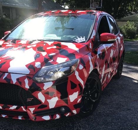 White Camouflage Wrap Films