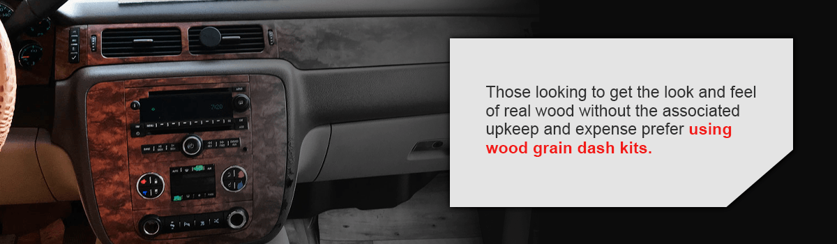car wood dash trim