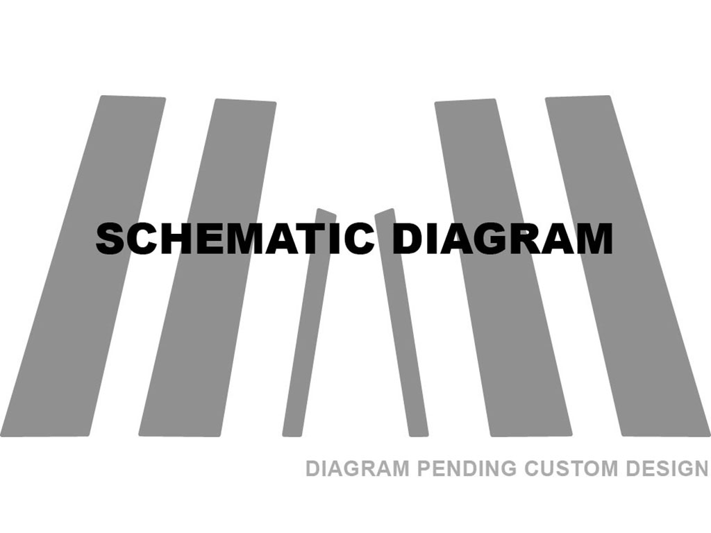 Acura MDX 2014-2021 Camo Pillar Trim Diagram