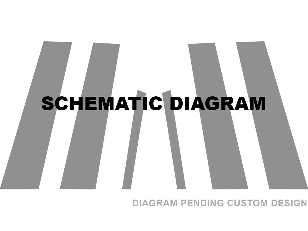 Audi A7 2021-2023 Custom Pillar Trim Diagram