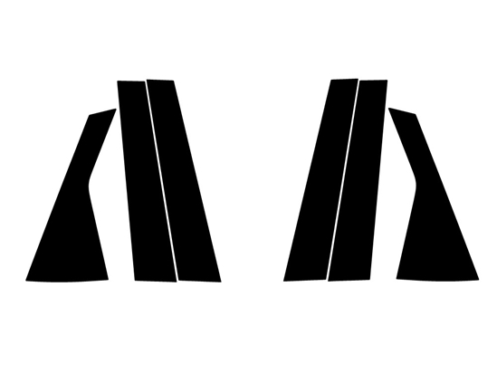 Genesis GV80 2022-2024 Camo Pillar Trim Diagram