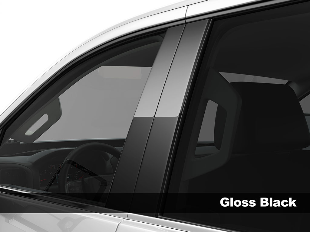 Gloss Black Pillar Trim Finish