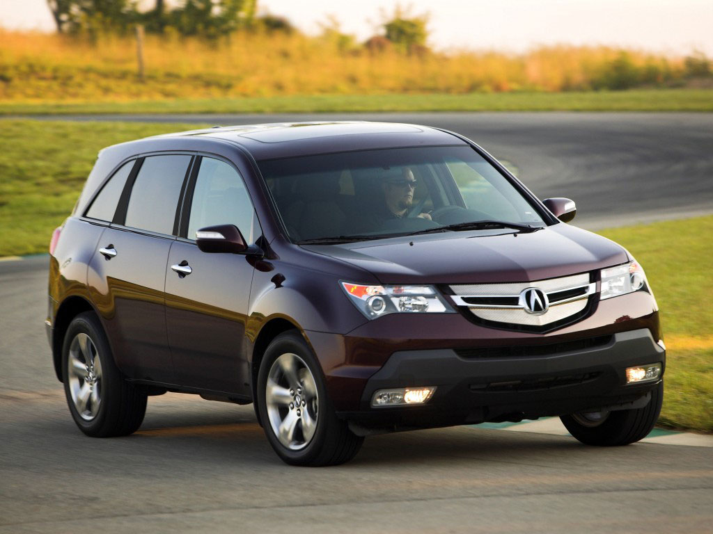 Acura MDX 2001-2006 Matte Black Pillar Trim