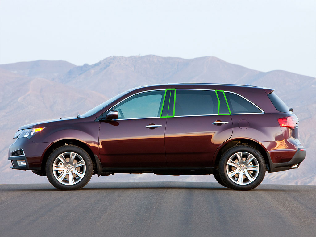 Acura MDX 2007-2013 Pillar Post Trim Installation Location