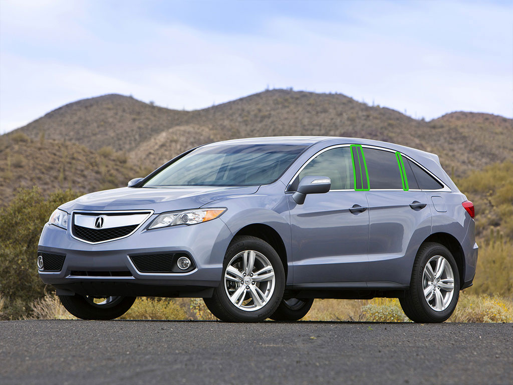 Acura RDX 2007-2012 Pillar Post Trim Installation Location